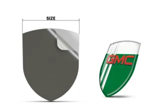 GMC Pegatina Silicona Pro Profesional Personalizable